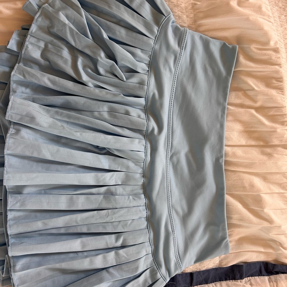 GoldHinge blue skirt athletic